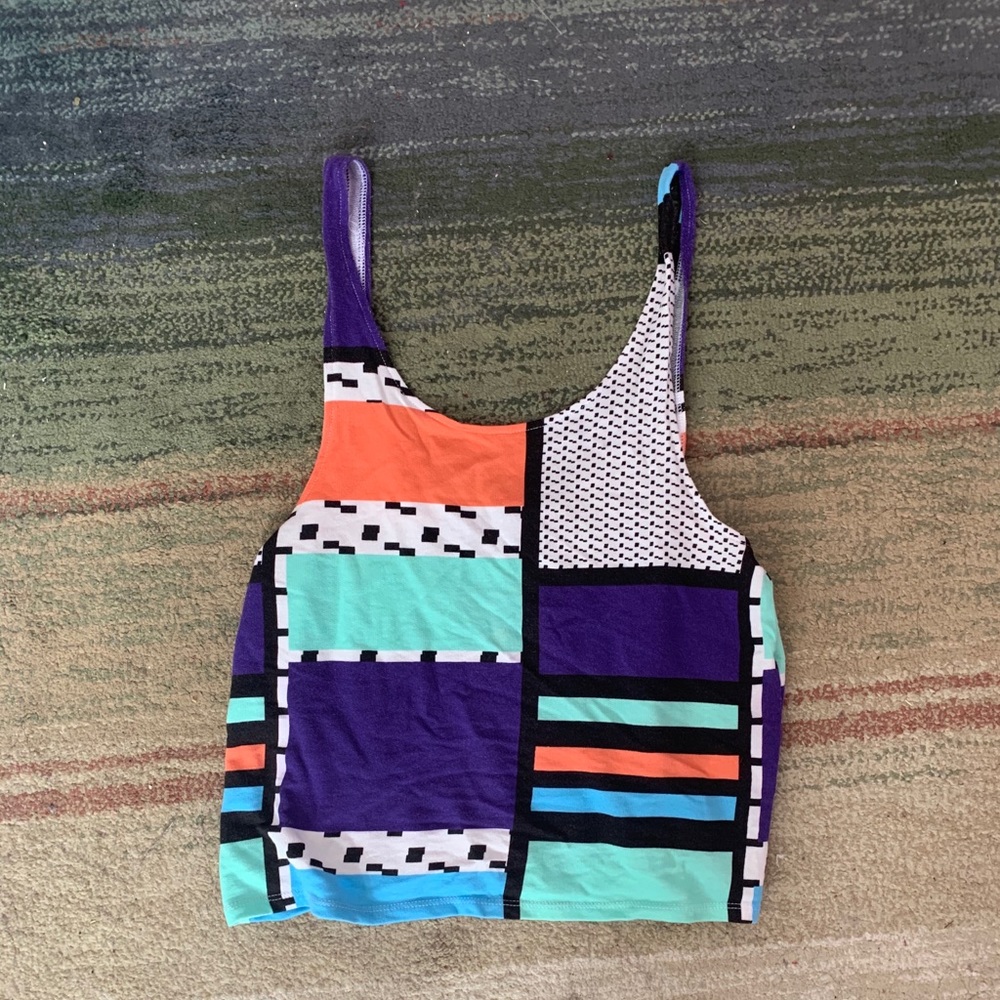 Nasty Gal Modern Colorblock Tank